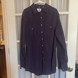 Classic Purple Dress Shirt for Men